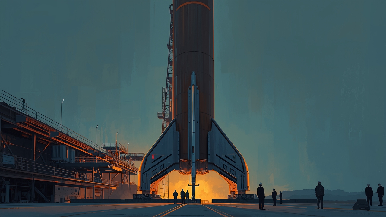 SpaceX rocket ready for launch after stock surge