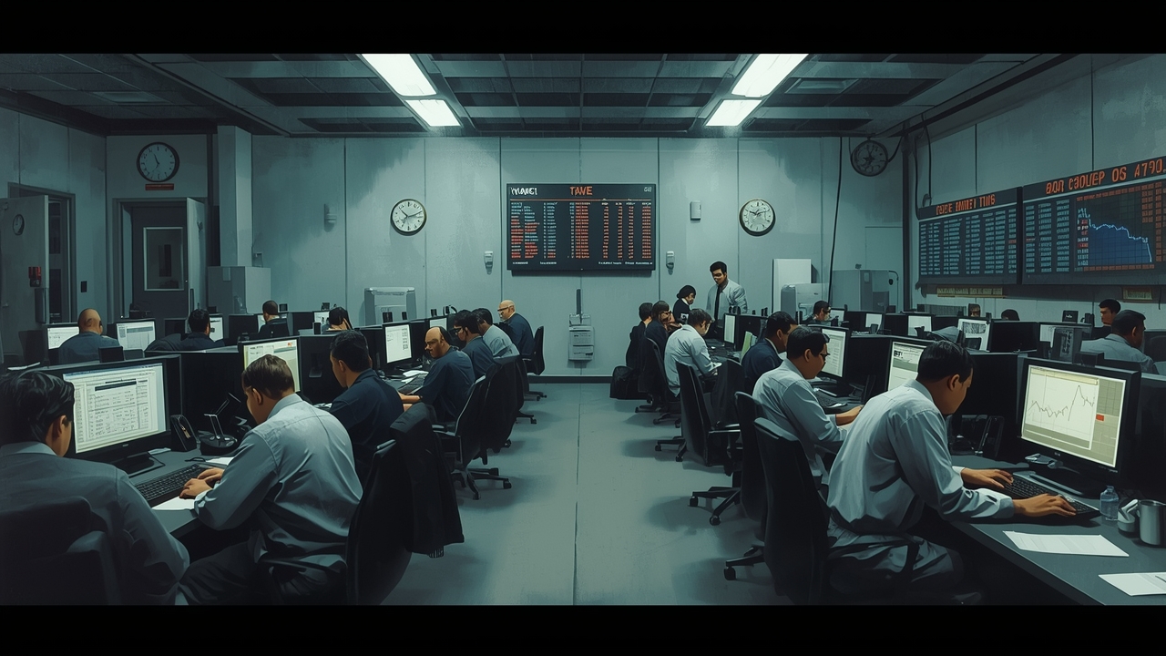 Trading floor reacts to market shifts