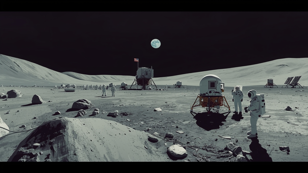 NASA builds permanent Moon Base at lunar South Pole