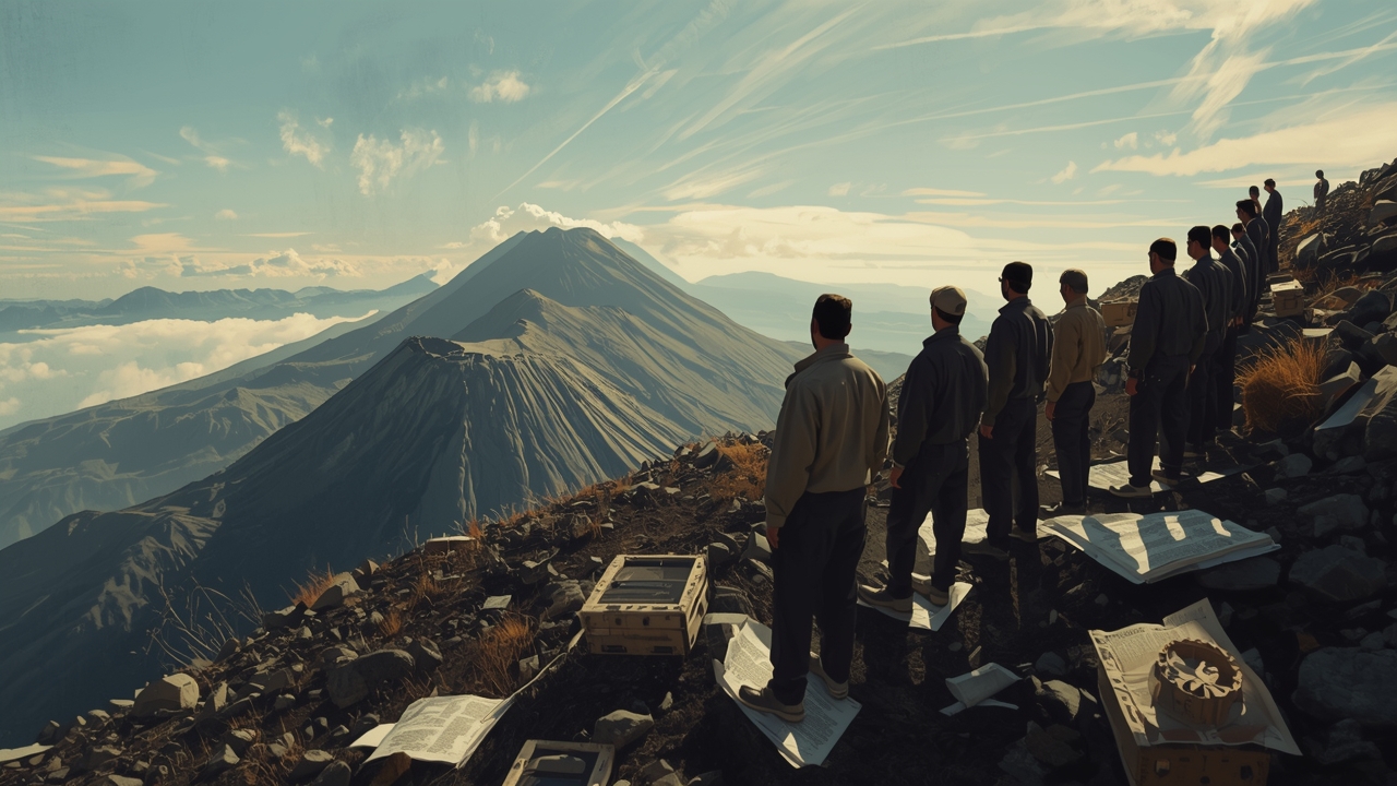 Volcanic alert downgraded as activity subsides
