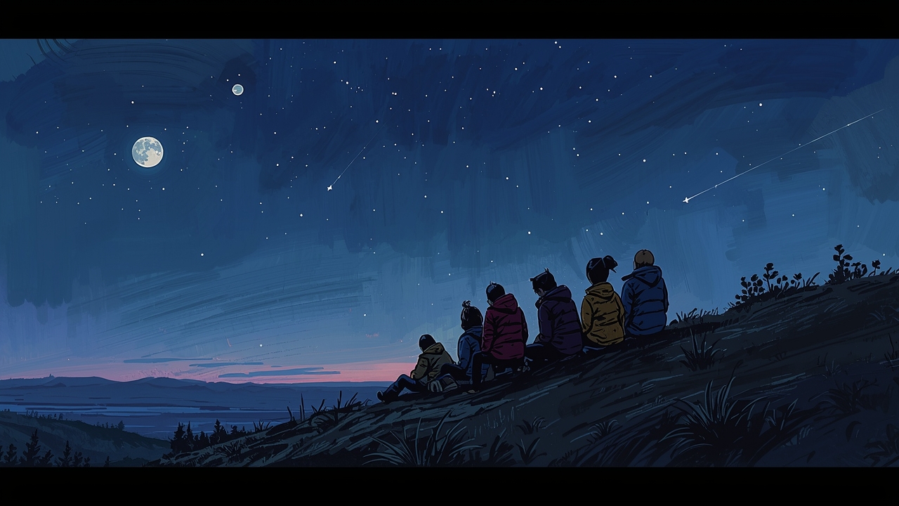 Stargazers gather to witness October's celestial events