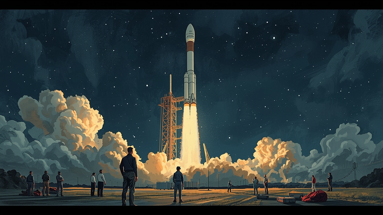 Falcon Heavy launches classified NRO payload into space
