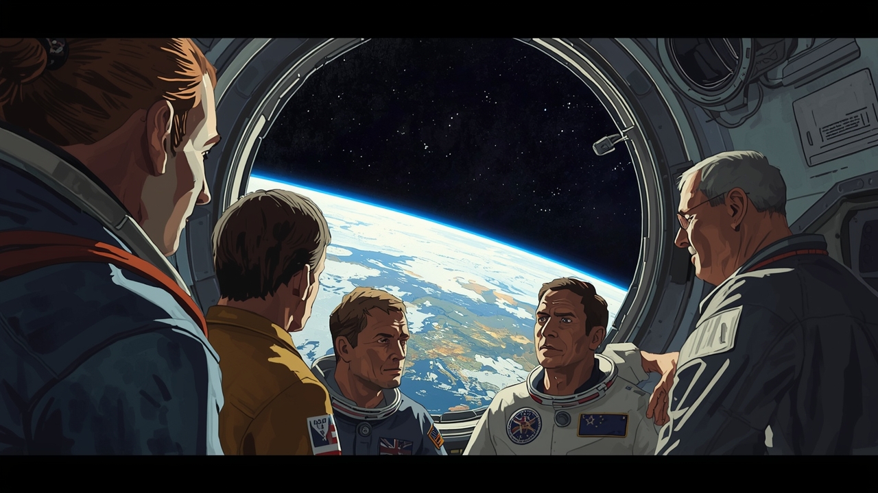Astronauts await record fast docking at space station