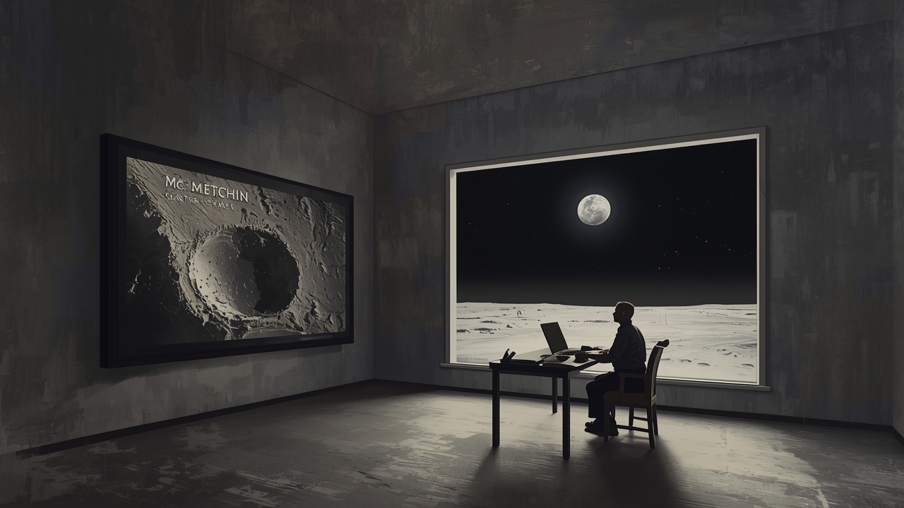 Lunar crater spotted in routine Moon map check
