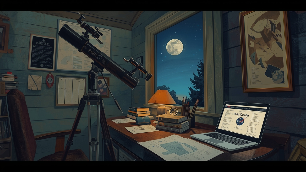 NASA publishes lunar observing details for October