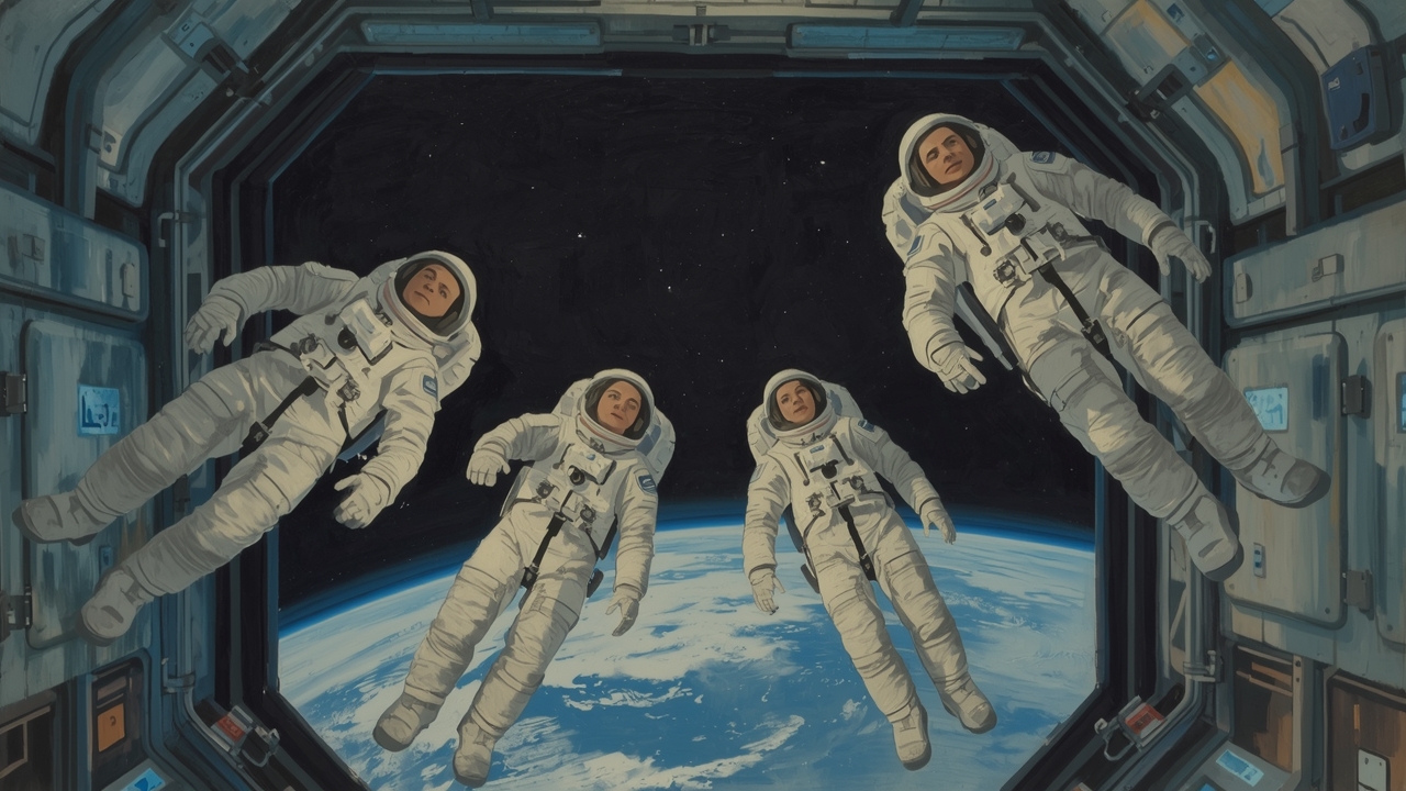 Astronauts prepare for life on space station