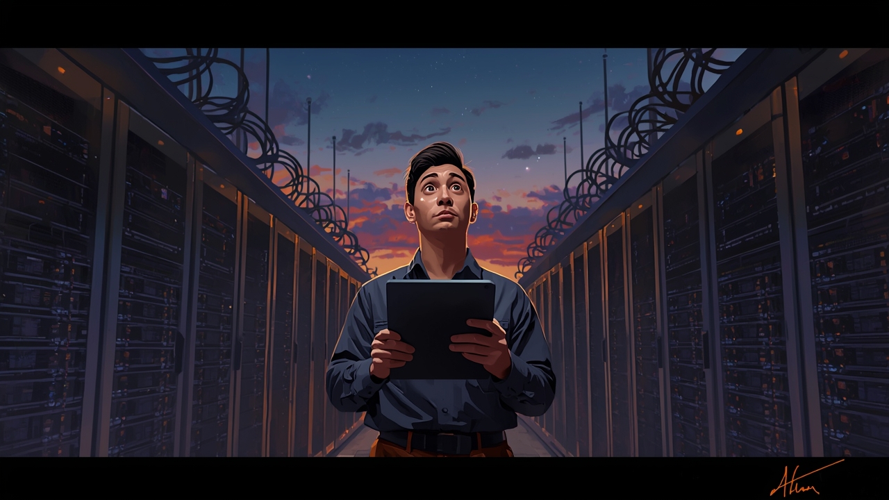 Worker monitors DNS changes in outdoor server hub