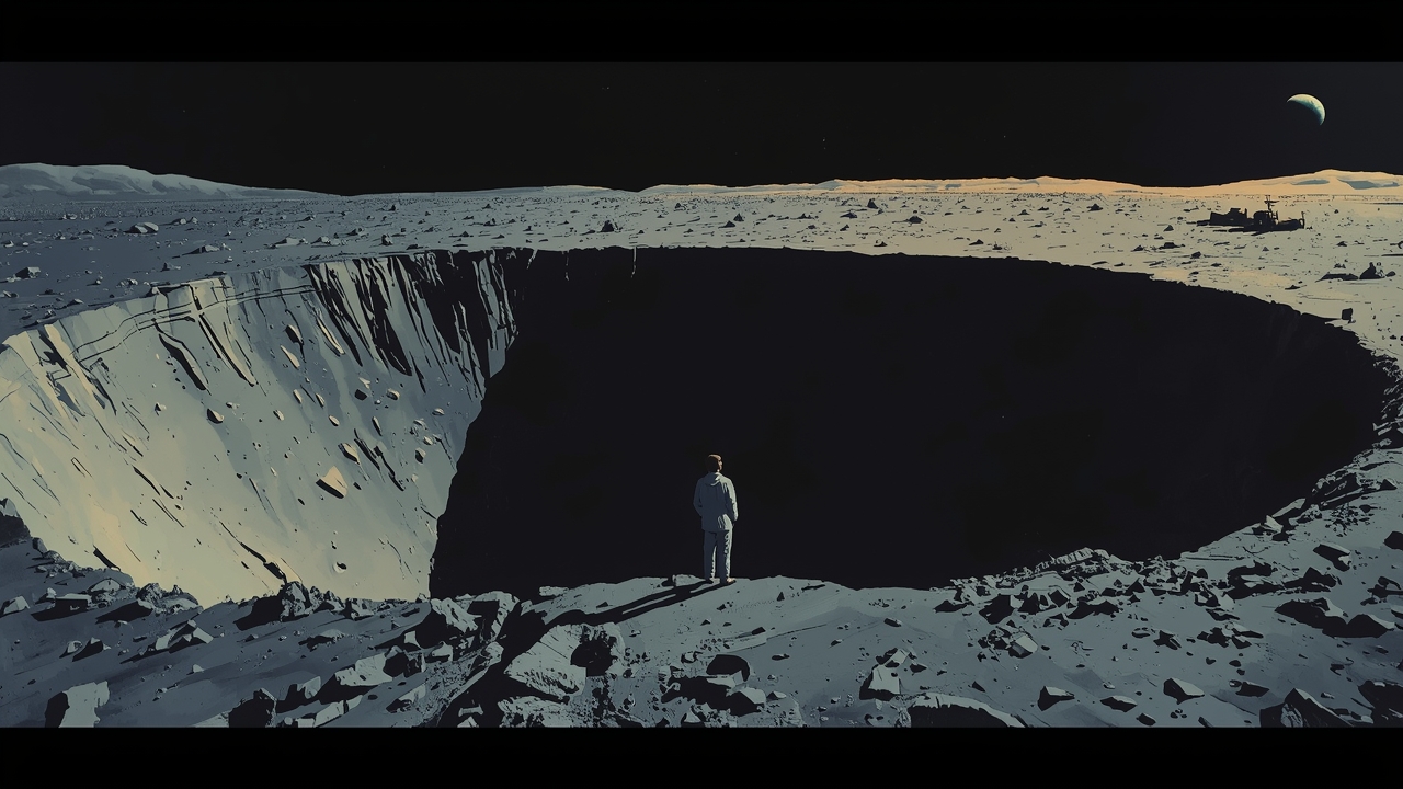 Moon crater formed by 2024 space impact